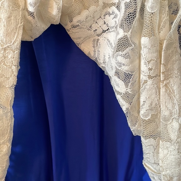 Anthropologie Lace Overlay Dress - Picture 3 of 7